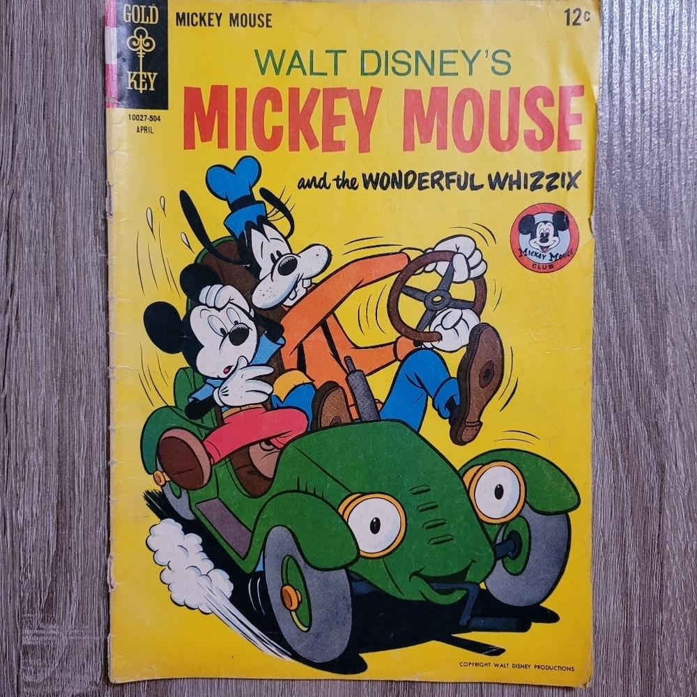 Gold key Disney Mickey Mouse 60s comic book no. 100